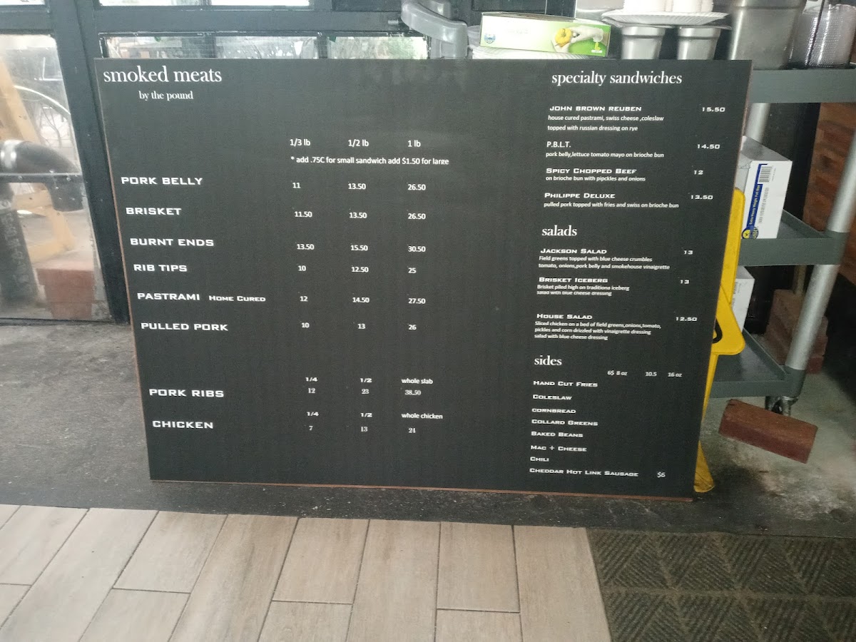 John Brown BBQ Menu - Image 2